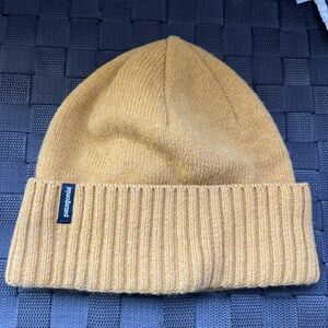 Patagonia Mustard Knit Beanie